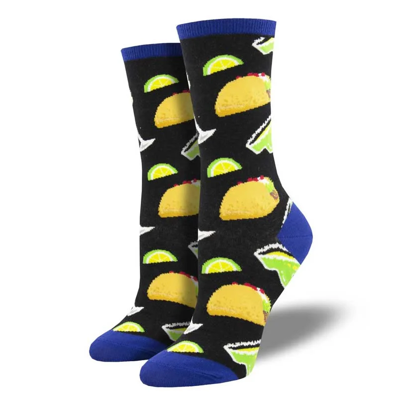 'Tacos and Margs' Women's printed socks