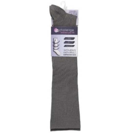 Solid Grey Compression Socks