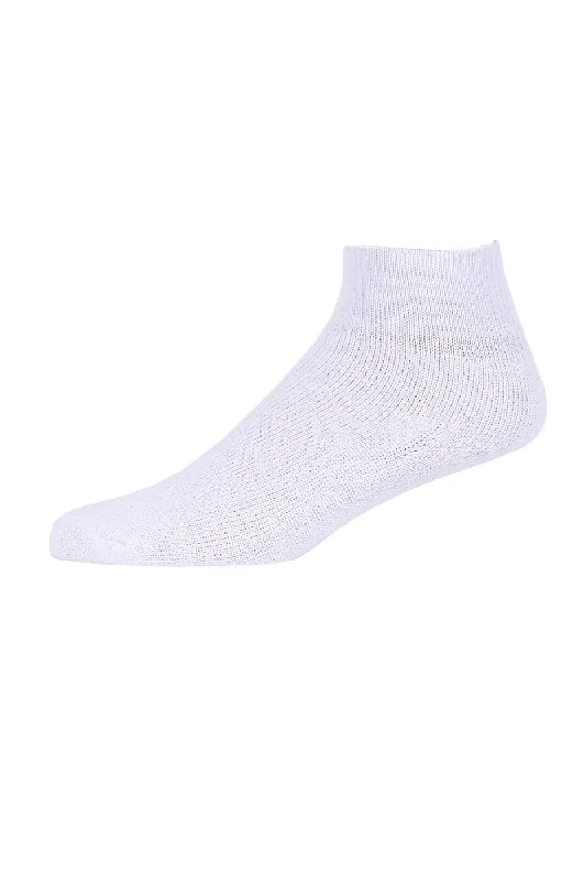 SPAK QUARTER SPORTS SOCKS (SPK284_WHITE)