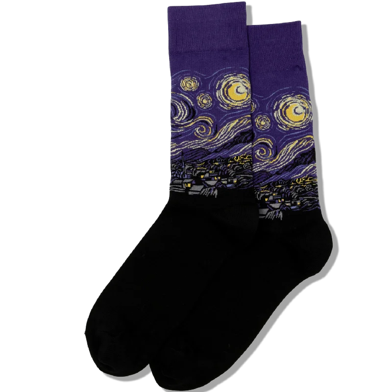 Starry Night Men's Crew Socks