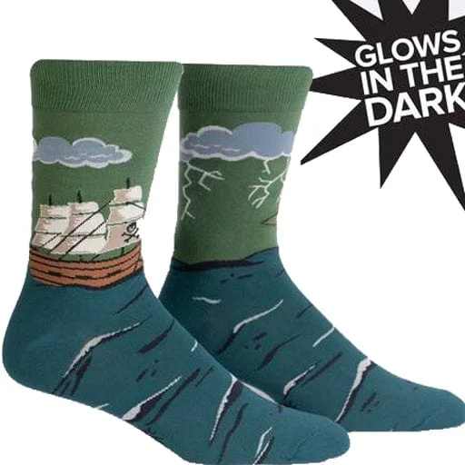 Stormy Seas Men's Crew Sock