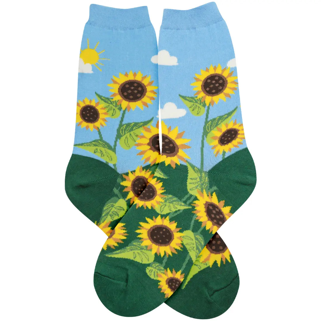 Women's Sock - Sun Flowers - 7125