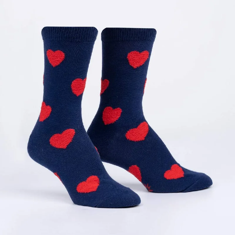 Sweethearts Women's Fuzzy Crew Socks