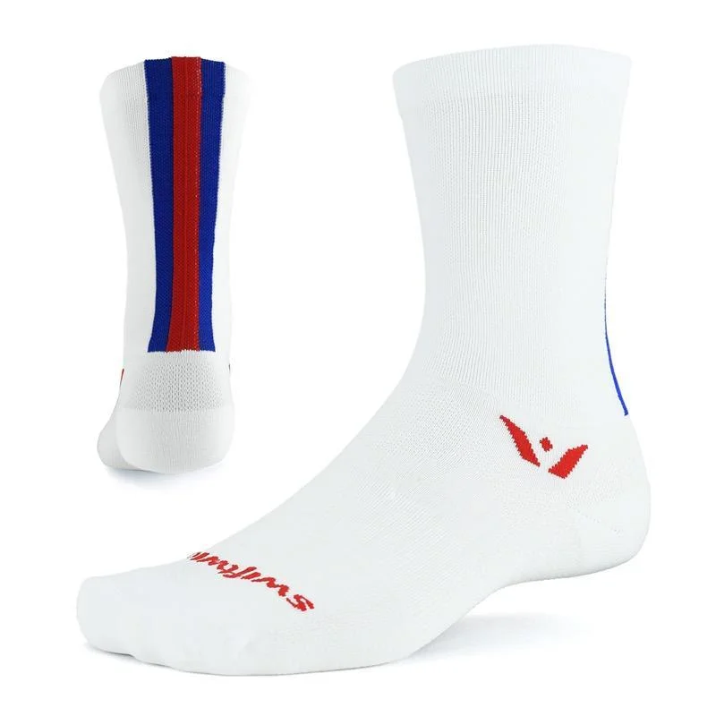 Swiftwick Vision Six Euro Sock - White - 2020