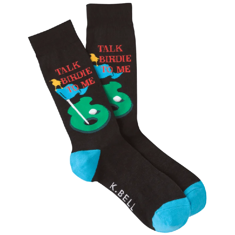 Talk Birdie To Me Men's Crew Sock