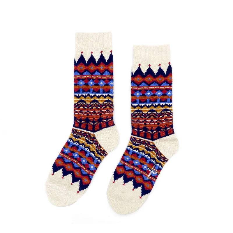 Tanami Tribal Socks - White