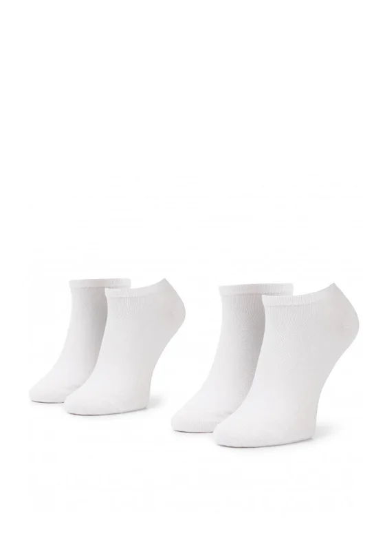 Tommy Hilfiger Mens Trainer Sock Twin Pack, White