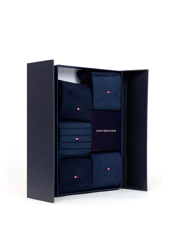 Tommy Hilfiger 5 Pairs Socks Gift Set, Navy