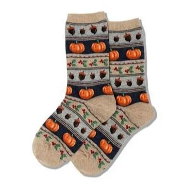 Thanksgiving Fair Isle Women's Crew Socks