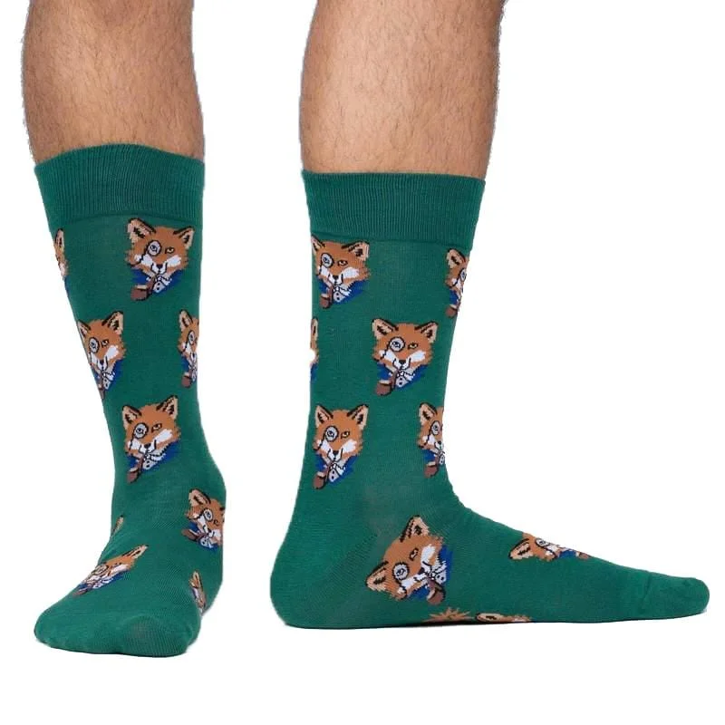 The Smoking Fox Men's Crew Sock