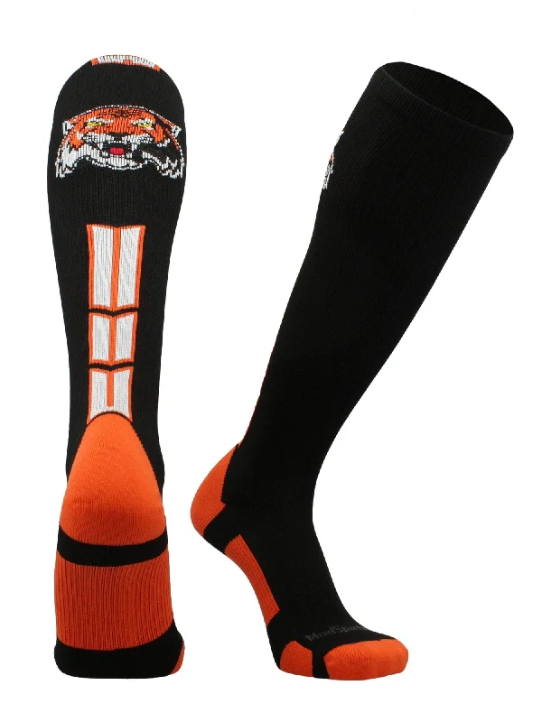 Tigers Logo Over the Calf Socks