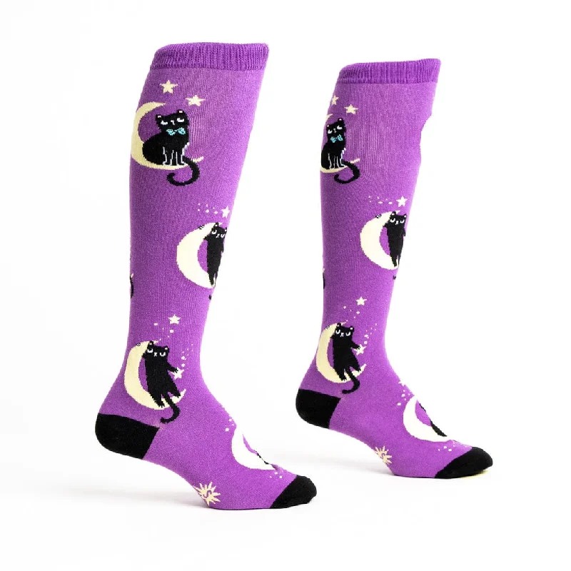 To The Moon And Back Women's Knee High Socks