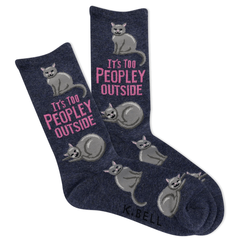 Too Peopley Women's Crew Socks