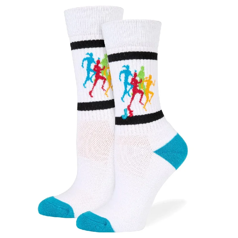 Track and Field Athletic Crew Socks