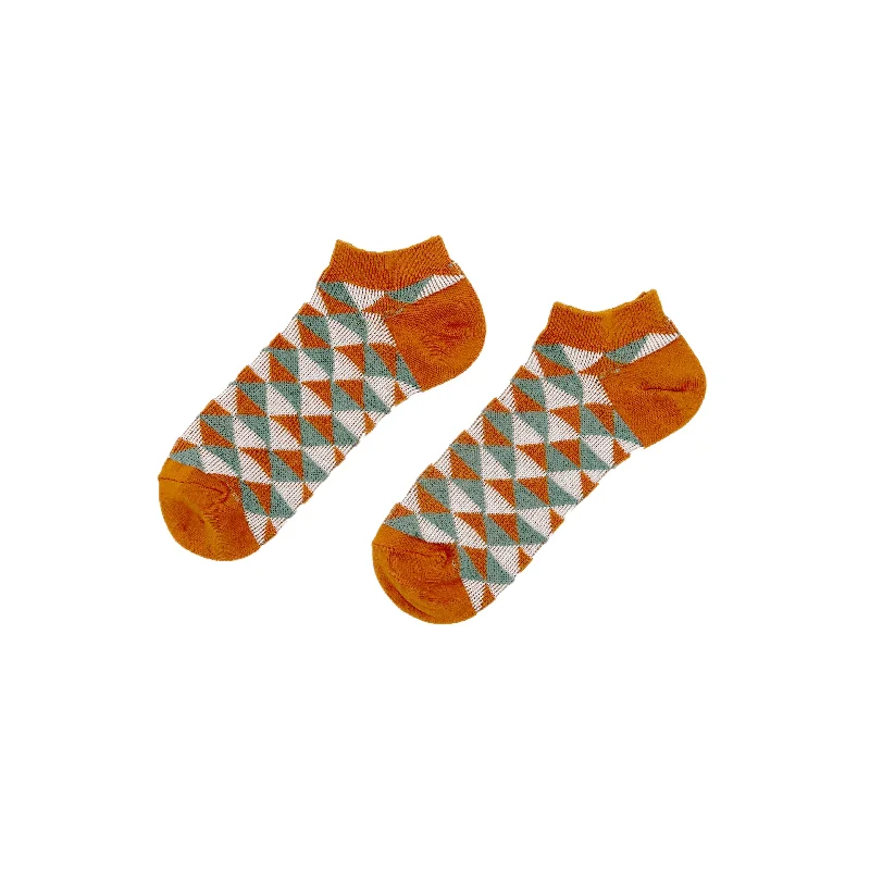 Triangle low socks - Orange