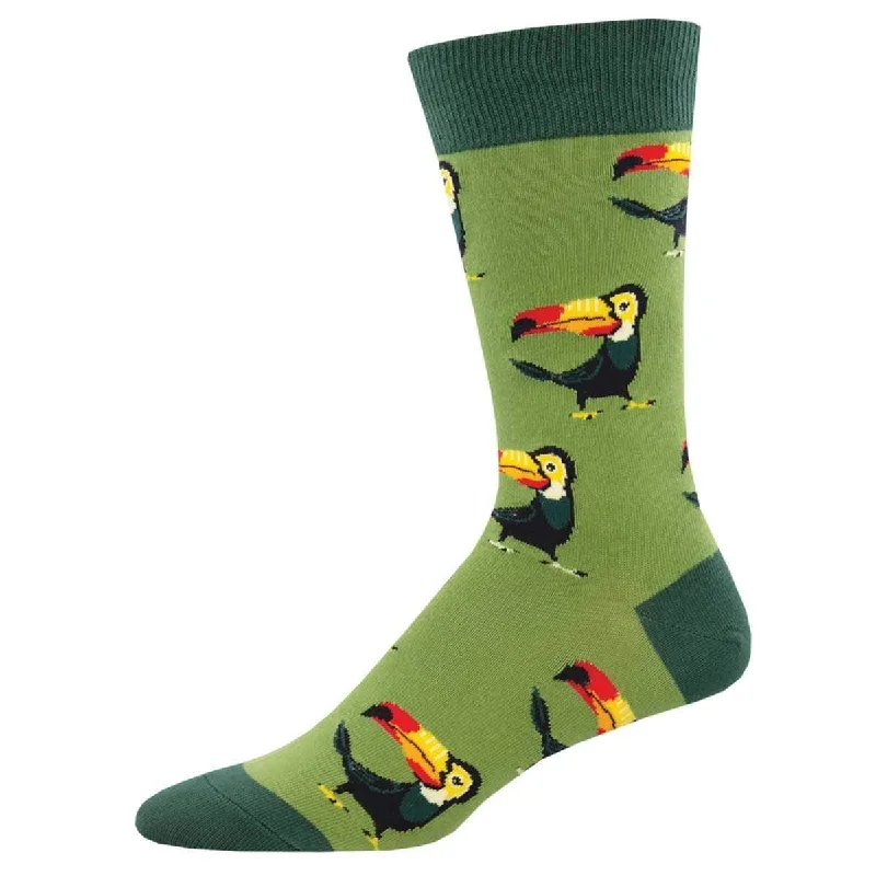 Tropical Toucan Men's Crew Sock