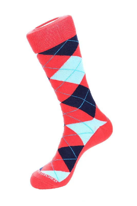 Coral Reef Argyle Sock