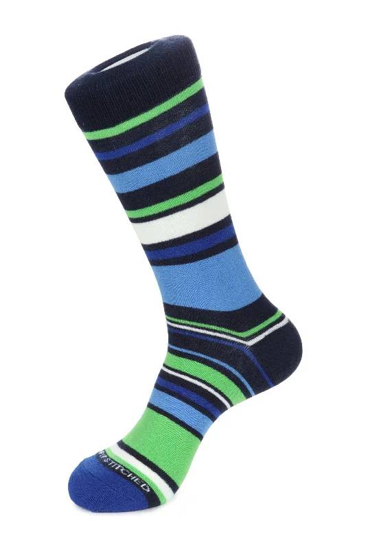 Penta Color Stripe Sock