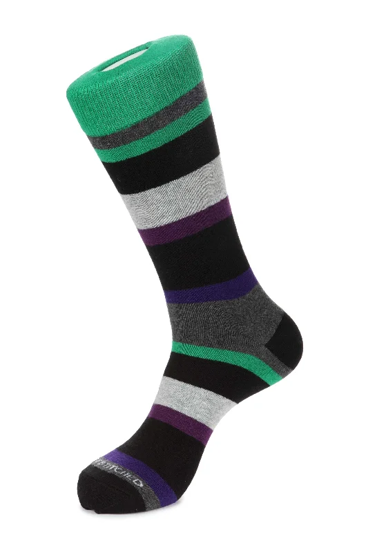 Dark Heather Grey Black Green