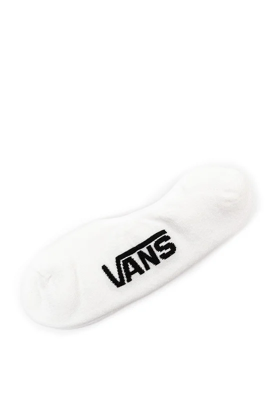 Vans 3 Pair Classic No Show Socks, White UK8.5-12