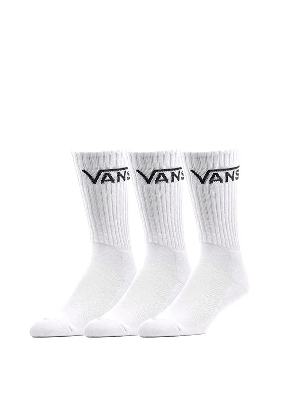 Vans 3 Pair Logo Socks. White