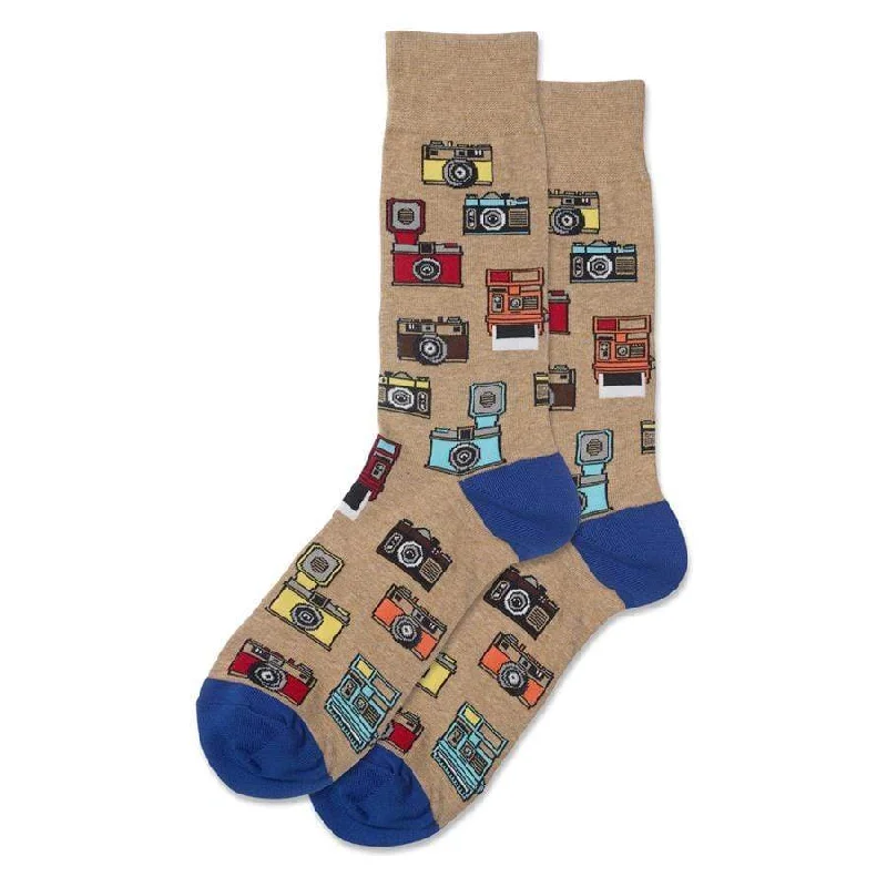 Vintage Camera Men's Crew Sock