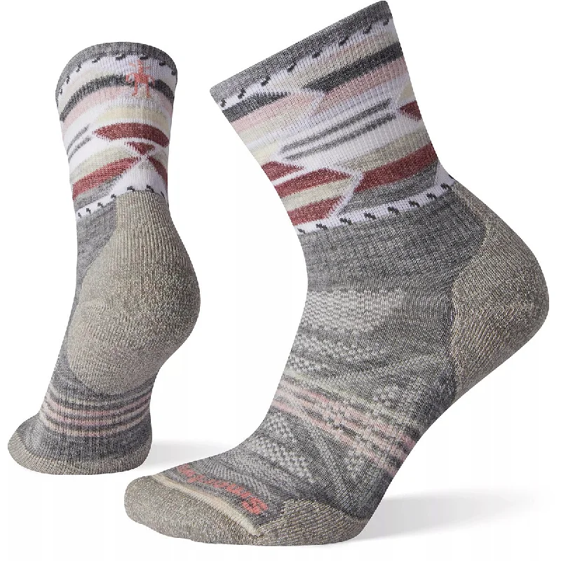 Women's PhD Outdoor Light Pattern Hiking Mid Crew Socks