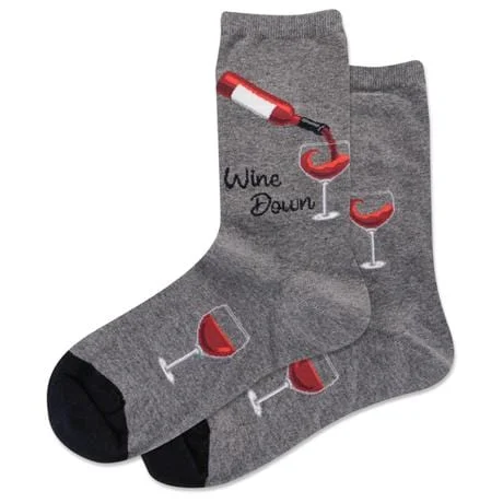 Wine Down Women's Crew Socks