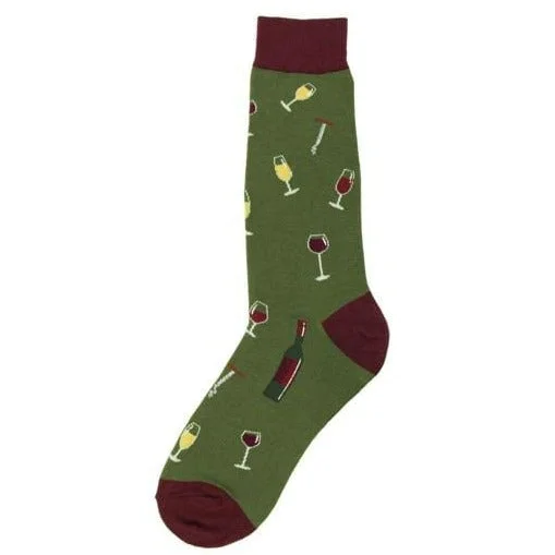 Wine Men's Crew Socks