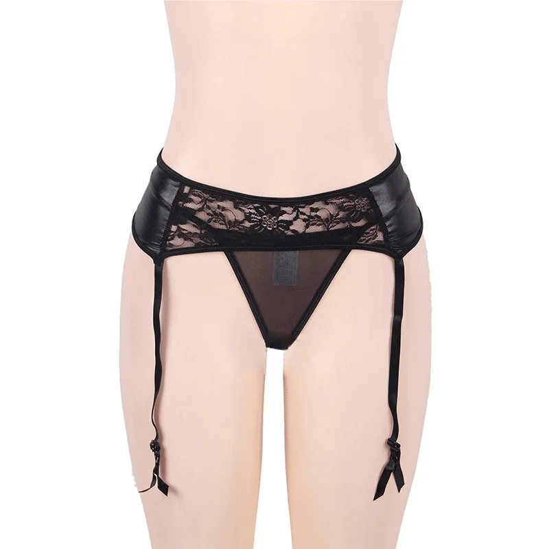 Women's Punk Lace Splice Adjustable Underwear