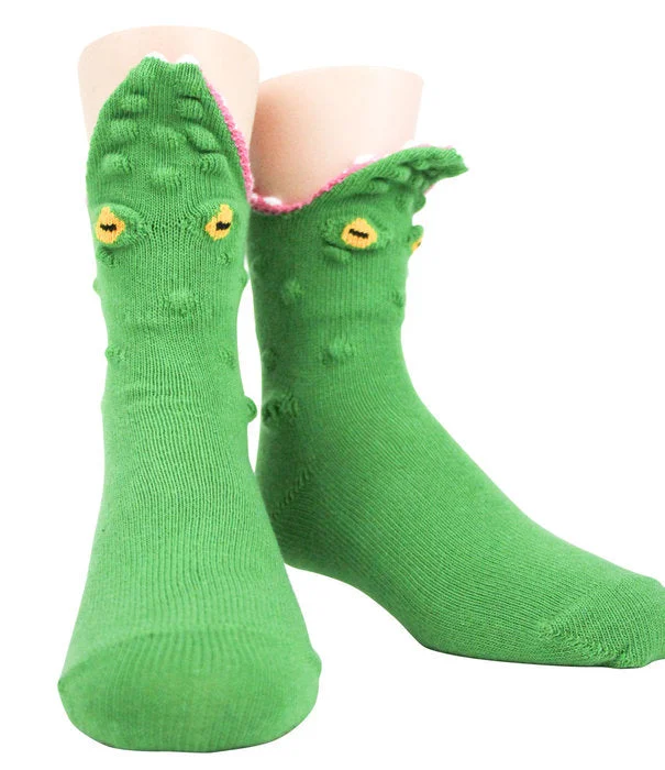 Women's Sock Alligator 3-d 3d109