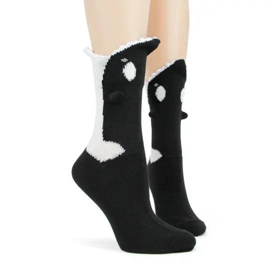 Women's Sock Killer Whale 3-d 3d111