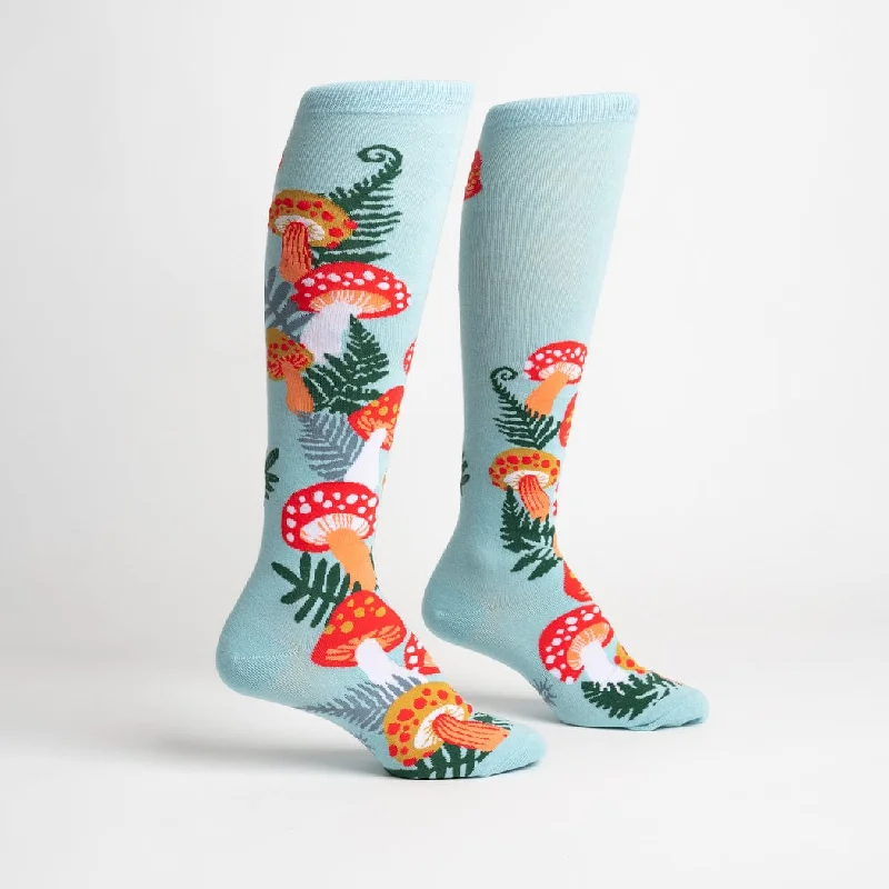 Wonderland Mushrooms Women's Knee High Socks