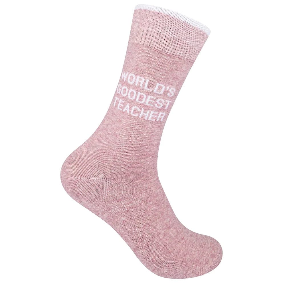 World's Goodest Teacher Unisex Crew Socks