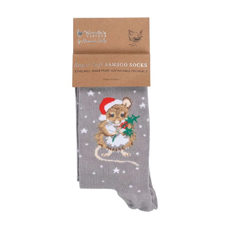 Women's Christmas Sock - XSOCK006 - Mouse